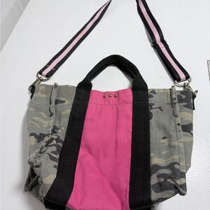 Stylish Pink and Camouflage Women's Bag